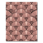 Rose Gold Fan Art Deco Rug