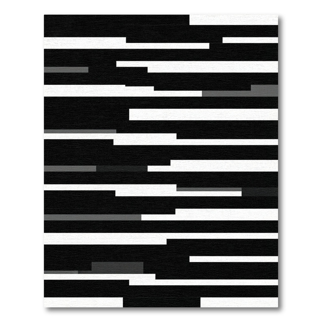 Monochromatic Abstract Geometric Slices Rug