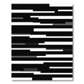 Monochromatic Abstract Geometric Slices Rug