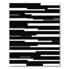 Monochromatic Abstract Geometric Slices Rug