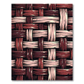 Rustic Woven Sienna Interlocking Weave Rug