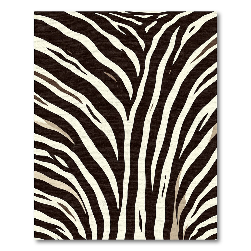 Dark Ivory Wide Stripe Texture Rug