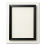 Minimalist Black Rectangle Frame Rug