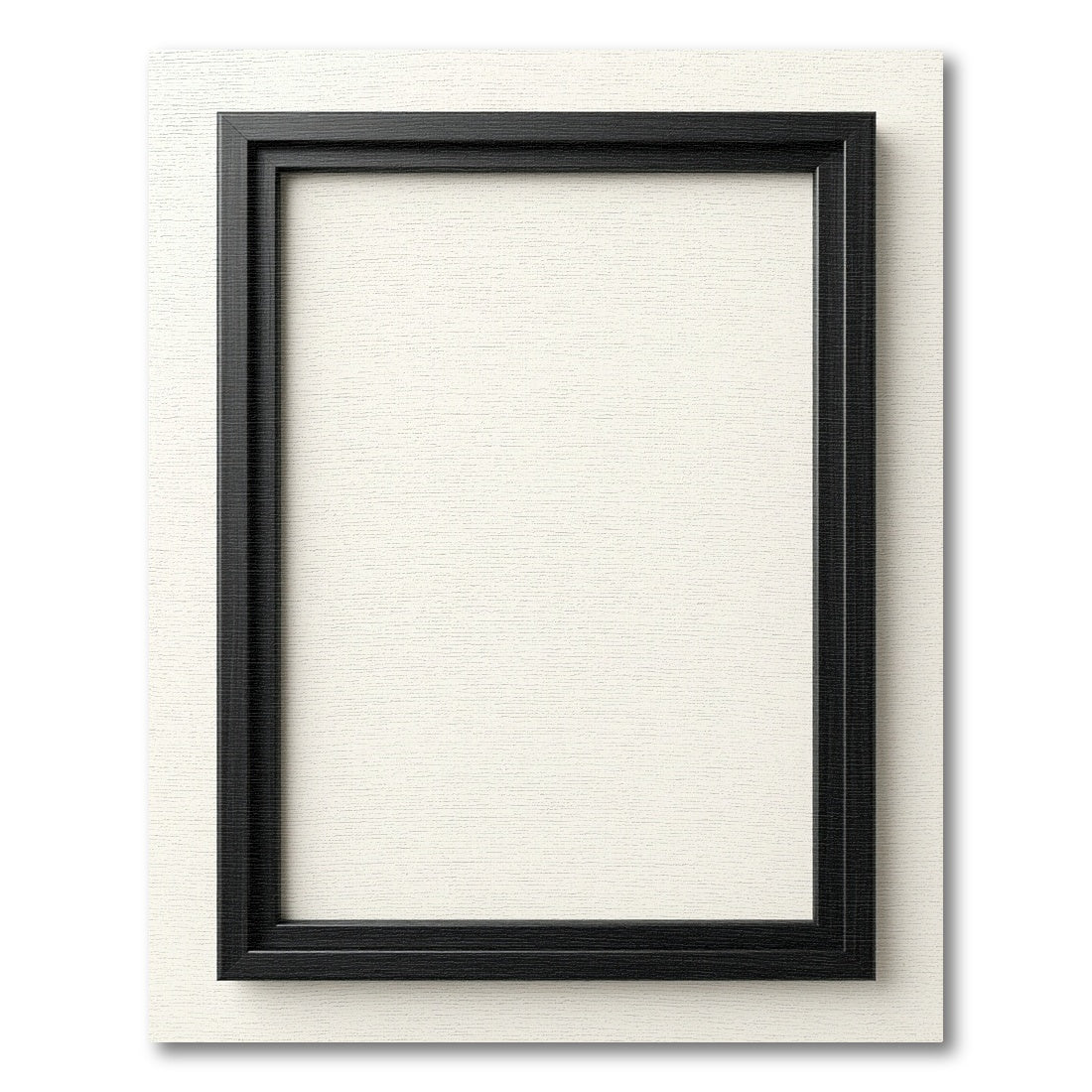 Minimalist Black Rectangle Frame Rug