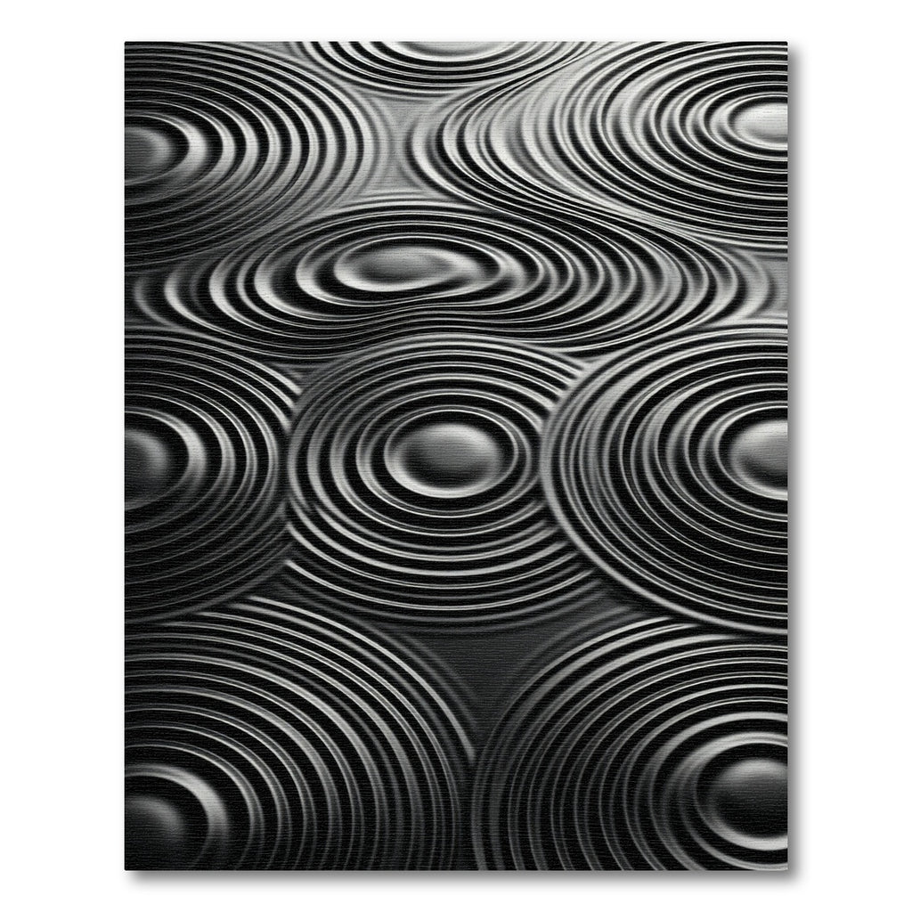 Monochromatic Concentric Circles Gradient Rug