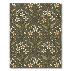 Botanical Cream Flower Arrangement Rug
