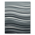 Monochromatic Swirl Wave Lines Rug
