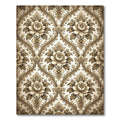 Vintage Cream Floral Vine Rug