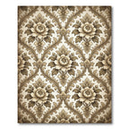 Vintage Cream Floral Vine Rug