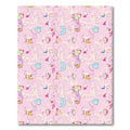 Pink Whimsical Line Art Elements Rug