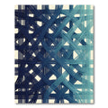 Deep Blue Intertwined Cord Rug