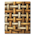 Woven Natural Texture Wood Grain Rug