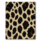 Retro Black Spots Faux Hide Rug