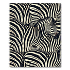 Bold Striped Zebra Herd Rug