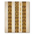 Golden Wheat Stalk Vertical Stripe Rug