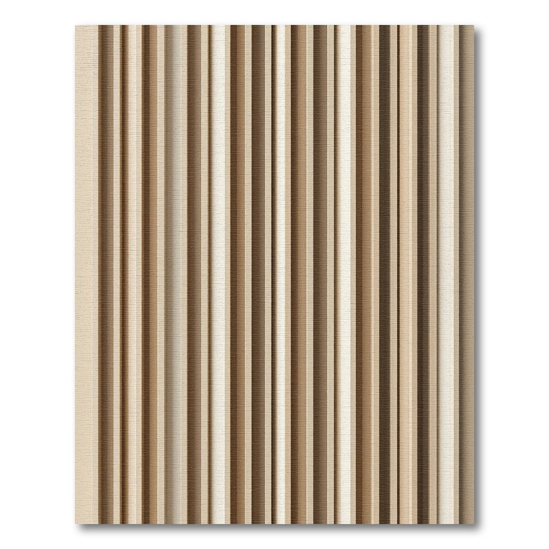 Sandy Hues Vertical Lines Rug