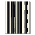 Modern Monochrome Linear Abstract Stripe Rug