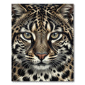 Leopard Spot Face Close Up Rug