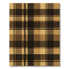 Earthy Tones Plaid Check Rug