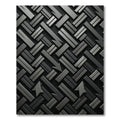 Monochromatic Abstract Directional Arrows Rug