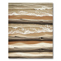 Coastal Wood Grain Beach Seascape Rug