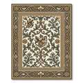 Ornate Heraldic Lion Garden Rug