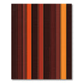 Warm Earth Tone Vertical Stripe Rug