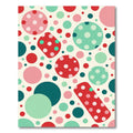 Playful Polka Dot Circles Collage Rug