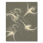 Celestial Cream Galaxy Dot Cluster Rug