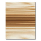 Minimalist Earth Tone Striped Area Rug