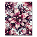Crimson Pink Floral Explosion Rug