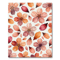Floral Blossom Watercolor Palette Rug