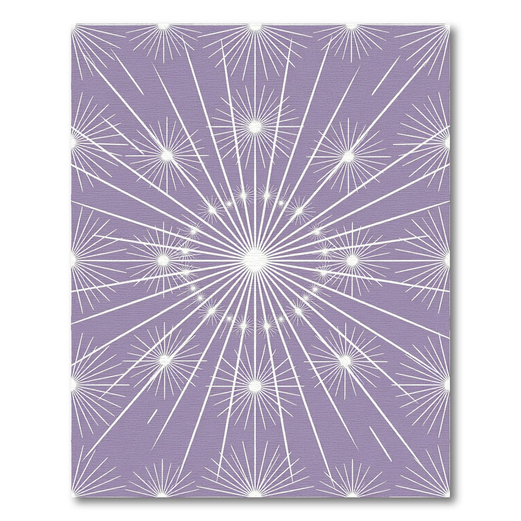 Lavender Celestial Starburst Radiant Rug