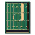 Green Field Football Line Art Rug