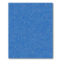 Blue Whimsical Word Cloud Rug