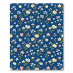 Field Of Flowers Navy Blue Rug