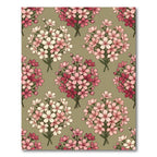 Pink Cherry Blossom Garden Bouquet Rug
