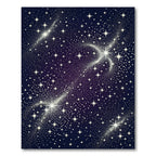 Midnight Cosmic Interstellar Starry Night Rug