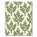 Green Branch Folk Art Rug