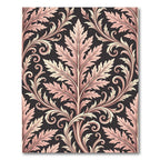 Rose Gold Acanthus Scrollwork Rug