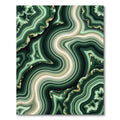 Emerald Agate Swirl Streaked Rug