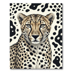 Bold Cheetah Spots Abstract Animals Rug
