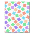 Colorful Alphabet Square Assortment Rug