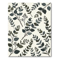 Eucalyptus Branches Cream Background Rug