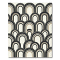 Archway Black Gray Cream Geometric Rug