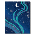 Celestial Moon Ice Swirl Rug