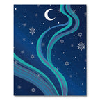 Celestial Moon Ice Swirl Rug