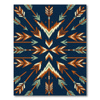 Navajo Inspired Arrow Medallion Rug