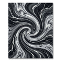 Monochromatic Swirl Abstract Liquid Rug