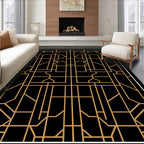 Modern Art Deco Geometric Pattern Rug